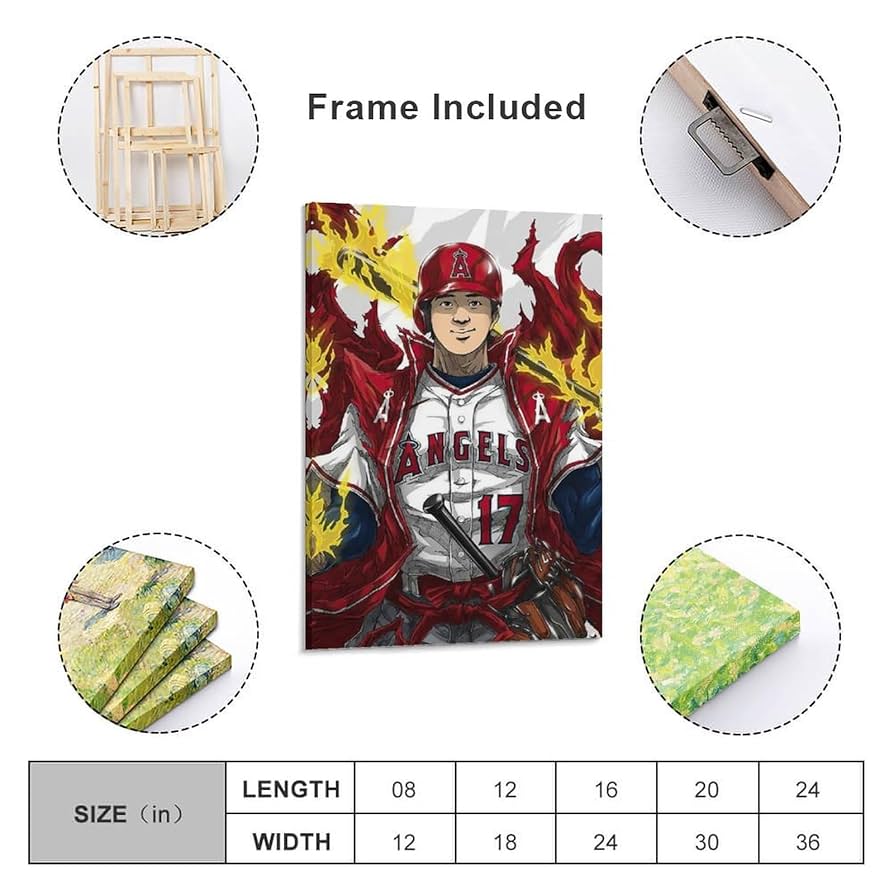 Amazon.co.jp: 大谷翔平 プロ野球スターポスター (2) アート